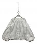 sara mallikaサラマリカ）の古着「長袖ブラウス / BIG SLEEVE TOP」｜ホワイト