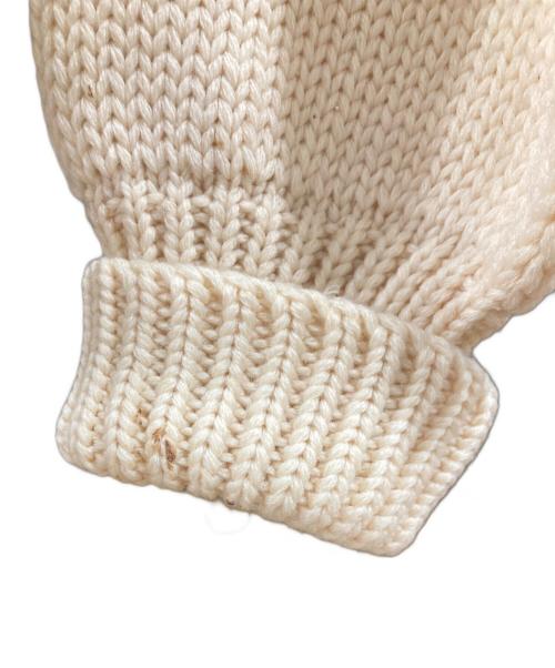 Princeton（プリンストン）Princeton (プリンストン) レタードカーディガン ベージュ サイズ:サイズ表記なしの古着・服飾アイテム