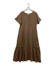 INTIMITE（アンティミテ）の古着「Natural Gauze One-piece」｜ブラウン