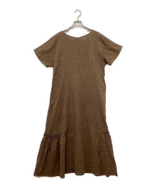 INTIMITE（アンティミテ）iNtimite (アンティミテ) Natural Gauze One-piece ブラウン サイズ:Sの古着・服飾アイテム