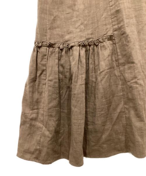 INTIMITE（アンティミテ）iNtimite (アンティミテ) Natural Gauze One-piece ブラウン サイズ:Sの古着・服飾アイテム