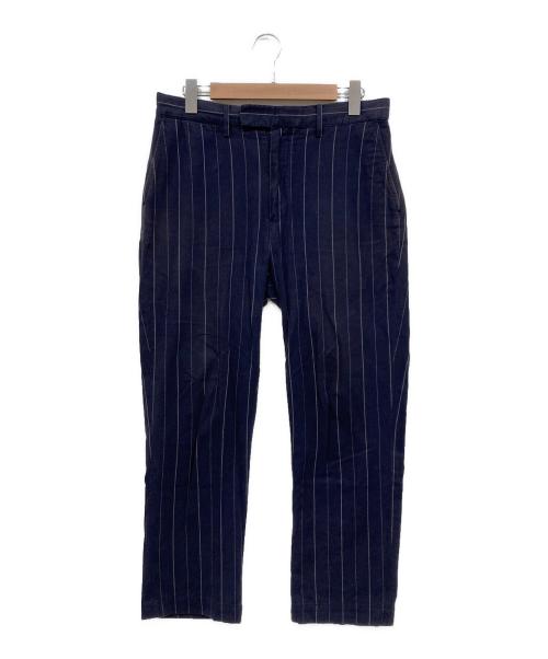 Rugby Ralph Lauren（ラグビーラルフローレン）Rugby Ralph Lauren (ラグビーラルフローレン) ロンドンストライプパンツ ネイビー サイズ:W32の古着・服飾アイテム