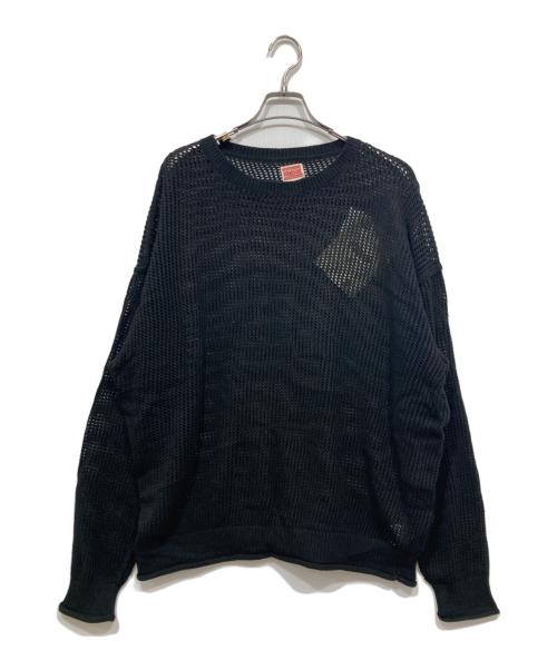 HINSON（ヒンソン）HINSON (ヒンソン) メッシュニット ブラック サイズ:L 未使用品の古着・服飾アイテム