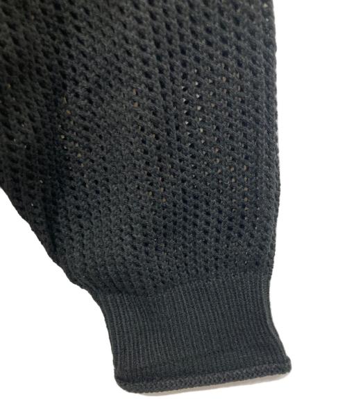 HINSON（ヒンソン）HINSON (ヒンソン) メッシュニット ブラック サイズ:L 未使用品の古着・服飾アイテム