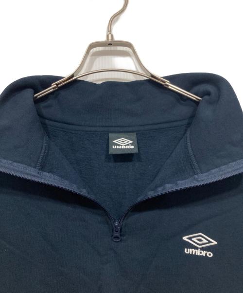 UMBRO（アンブロ）UMBRO (アンブロ) ハーフジップスウェット ネイビー サイズ:Lの古着・服飾アイテム