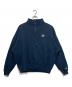 UMBRO（アンブロ）の古着「ハーフジップスウェット」｜ネイビー