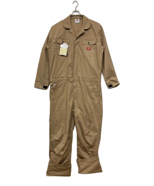 Dickies（ディッキーズ）Dickies (ディッキーズ) オーバーオール / ストレッチCVC 長袖ツナギ・つなぎ服 ベージュ サイズ:3L 未使用品の古着・服飾アイテム
