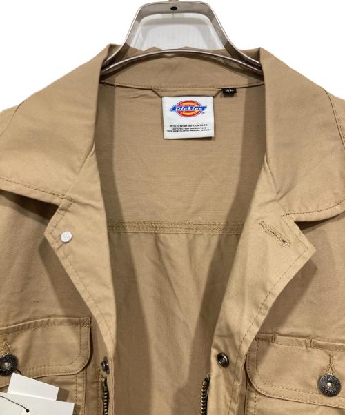 Dickies（ディッキーズ）Dickies (ディッキーズ) オーバーオール / ストレッチCVC 長袖ツナギ・つなぎ服 ベージュ サイズ:3L 未使用品の古着・服飾アイテム