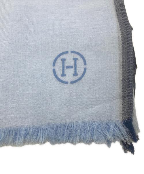 HERMES（エルメス）HERMES (エルメス) コットンストール ブルーの古着・服飾アイテム