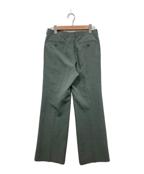 LAD MUSICIAN（ラッドミュージシャン）LAD MUSICIAN (ラッドミュージシャン) 2TUCK SLIM FLARE SLACKS グリーン サイズ:42の古着・服飾アイテム