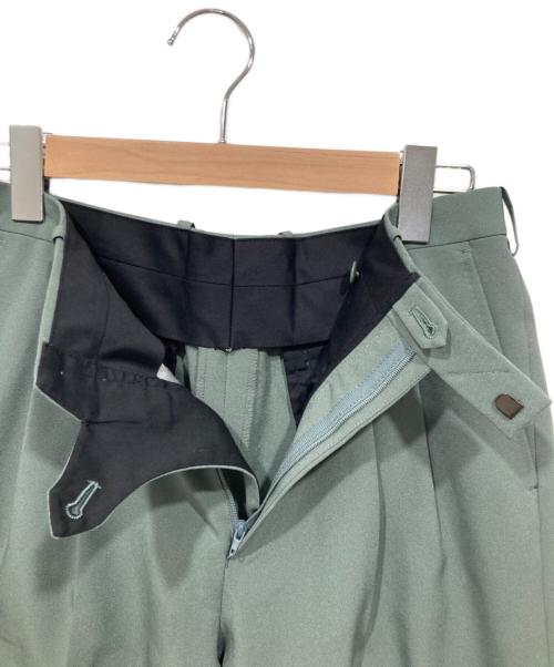 LAD MUSICIAN（ラッドミュージシャン）LAD MUSICIAN (ラッドミュージシャン) 2TUCK SLIM FLARE SLACKS グリーン サイズ:42の古着・服飾アイテム