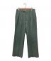 LAD MUSICIAN（ラッドミュージシャン）の古着「2TUCK SLIM FLARE SLACKS」｜グリーン