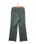 LAD MUSICIAN (ラッドミュージシャン) 2TUCK SLIM FLARE SLACKS グリーン サイズ:42：4000円