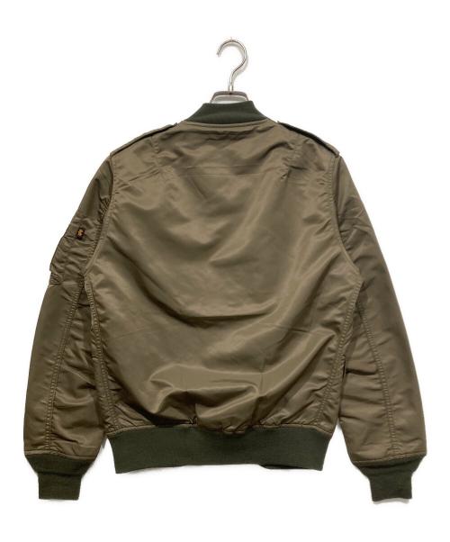 ALPHA（アルファ）ALPHA (アルファ) MA-1ジャケット オリーブ サイズ:Mの古着・服飾アイテム