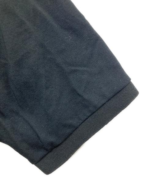 LACOSTE（ラコステ）LACOSTE (ラコステ) 鹿の子オーバーサイズポロシャツ ブラック サイズ:US Mの古着・服飾アイテム