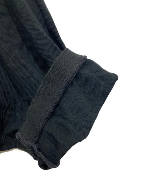 LACOSTE（ラコステ）LACOSTE (ラコステ) 鹿の子オーバーサイズポロシャツ ブラック サイズ:US Mの古着・服飾アイテム