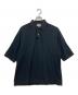 LACOSTE（ラコステ）の古着「鹿の子オーバーサイズポロシャツ」｜ブラック