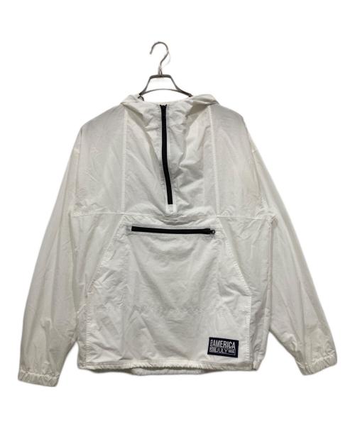 JULY NINE（ジュライナイン）JULY NINE (ジュライナイン) アノラックパーカー / WALLOWA ANORAK HOODIE ホワイト サイズ:Mの古着・服飾アイテム