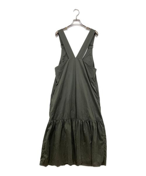 SLOBE IENA（スローブ イエナ）SLOBE IENA (スローブ イエナ) Vネック ギャザージャンスカ グリーン サイズ:サイズ表記なしの古着・服飾アイテム