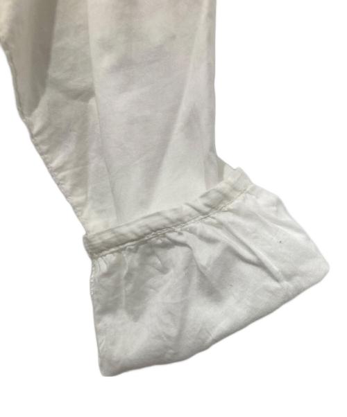 mizuiro-ind（ミズイロインド）mizuiro-ind (ミズイロインド) コットンブラウスワンピース ホワイト サイズ:Freeの古着・服飾アイテム