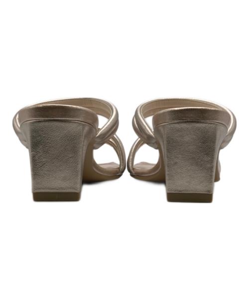 DIANA（ダイアナ）DIANA (ダイアナ) スクエアトゥサンダル ピンク サイズ:L 未使用品の古着・服飾アイテム