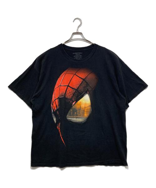 MARVEL（マーベル）MARVEL (マーベル) スパイダーマン プリントTシャツ ブラック サイズ:2X-50/52の古着・服飾アイテム