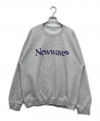 Cabaret Poval×BEAMS T 取扱いキャバレーポバール×ビームス ティー トリアツカイ）の古着「クルーネックスウェット/ Newwave Crewneck」｜グレー
