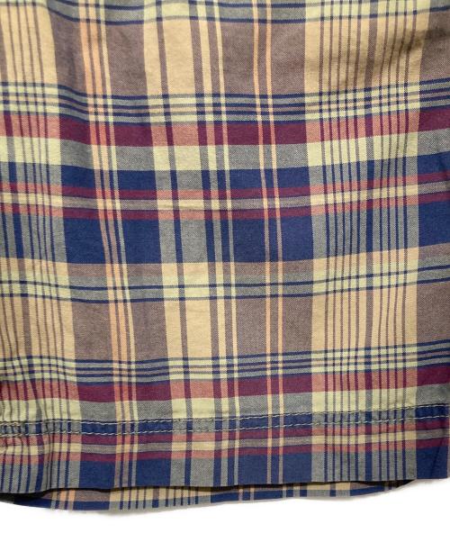 GAP（ギャップ）GAP (ギャップ) チェックハーフパンツ ベージュ×ネイビー サイズ:Lの古着・服飾アイテム