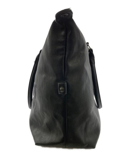 THE ROLLING STONES（ザ ローリングストーンズ）the rolling stones (ザ ローリングストーンズ) フェイクレザートートバッグ ブラックの古着・服飾アイテム