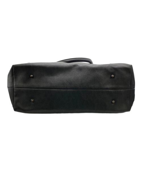 THE ROLLING STONES（ザ ローリングストーンズ）the rolling stones (ザ ローリングストーンズ) フェイクレザートートバッグ ブラックの古着・服飾アイテム