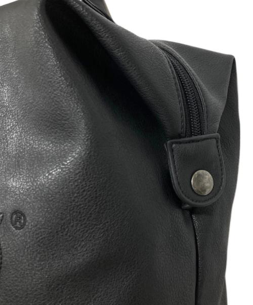 THE ROLLING STONES（ザ ローリングストーンズ）the rolling stones (ザ ローリングストーンズ) フェイクレザートートバッグ ブラックの古着・服飾アイテム