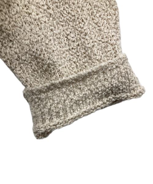 green label relaxing（グリーンレーベルリラクシング）green label relaxing (グリーンレーベルリラクシング) スラブ ニット プルオーバー ベージュ サイズ:Freeの古着・服飾アイテム