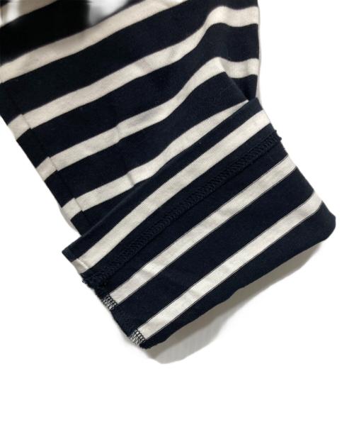 DRESSTERIOR（ドレステリア）DRESSTERIOR (ドレステリア) ボーダーカットソー ブラック×ホワイト サイズ:38の古着・服飾アイテム