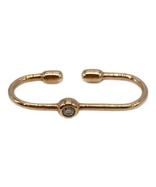 hirotaka（ヒロタカ）hirotaka (ヒロタカ) MIRO ベゼルダイヤモンドイヤーカフ(S)の古着・服飾アイテム