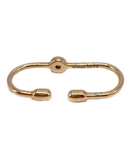 hirotaka（ヒロタカ）hirotaka (ヒロタカ) MIRO ベゼルダイヤモンドイヤーカフ(S)の古着・服飾アイテム