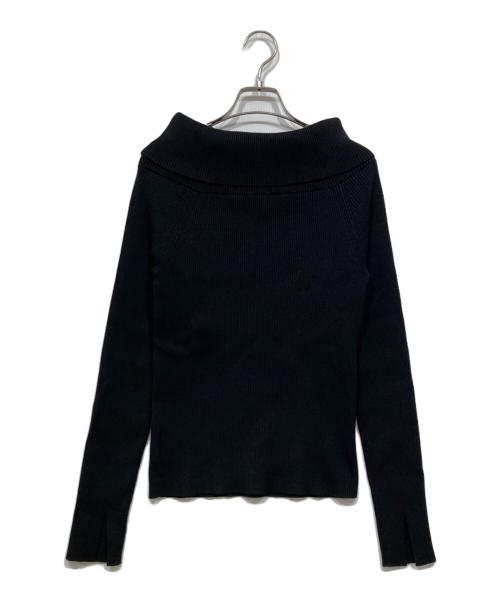 Noble（ノーブル）Noble (ノーブル) オフショルニット ブラック サイズ:サイズ表記なしの古着・服飾アイテム