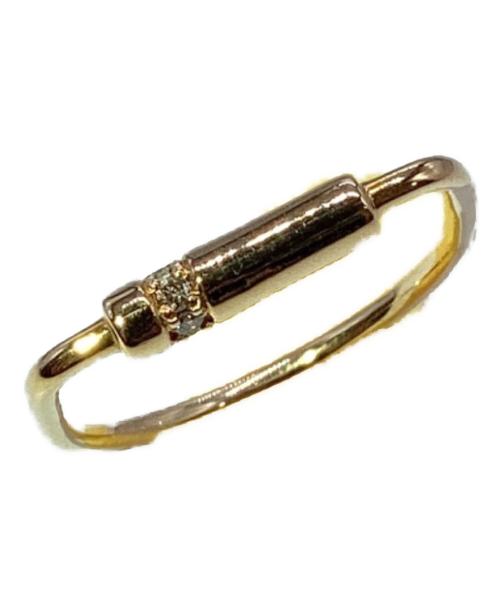 hirotaka（ヒロタカ）hirotaka (ヒロタカ) ダイヤモンドシリンダーリング サイズ:表記サイズ無※(参考サイズ：9号)の古着・服飾アイテム