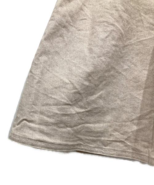 UNITED ARROWS（ユナイテッドアローズ）UNITED ARROWS (ユナイテッドアローズ) リネン混フレアスカート アイボリー サイズ:38の古着・服飾アイテム
