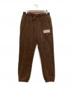 KITHキス）の古着「レオパードスウェットパンツ」｜ブラウン