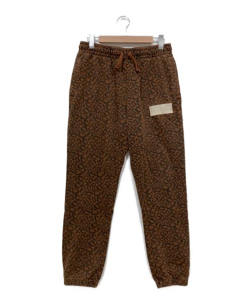 KITH（キス）KITH (キス) レオパードスウェットパンツ ブラウン サイズ:Sの古着・服飾アイテム