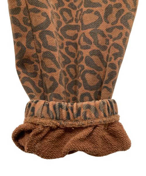 KITH（キス）KITH (キス) レオパードスウェットパンツ ブラウン サイズ:Sの古着・服飾アイテム