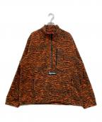 SUPREMEシュプリーム）の古着「Polartec Half Zip Pullover」｜オレンジ×ブラック
