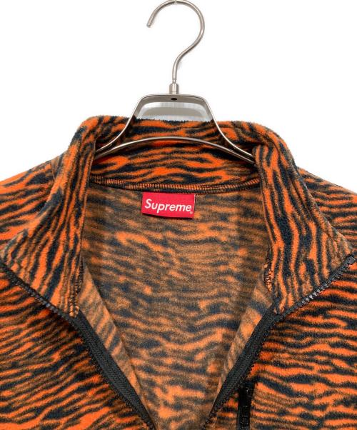 SUPREME（シュプリーム）SUPREME (シュプリーム) Polartec Half Zip Pullover オレンジ×ブラック サイズ:Lの古着・服飾アイテム