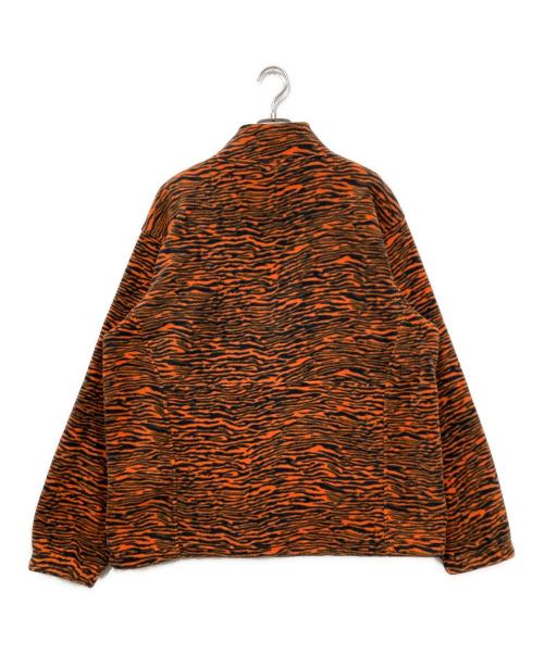 SUPREME（シュプリーム）SUPREME (シュプリーム) Polartec Half Zip Pullover オレンジ×ブラック サイズ:Lの古着・服飾アイテム
