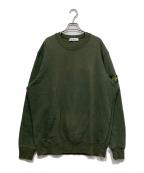 STONE ISLANDストーンアイランド）の古着「ワッペンクルーネックスウェット」｜オリーブ