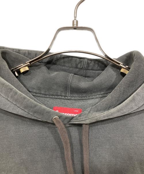 SUPREME（シュプリーム）SUPREME (シュプリーム) overdyed hooded sweatshirt グレー サイズ:Lの古着・服飾アイテム