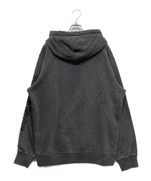 SUPREME（シュプリーム）SUPREME (シュプリーム) overdyed hooded sweatshirt グレー サイズ:Lの古着・服飾アイテム