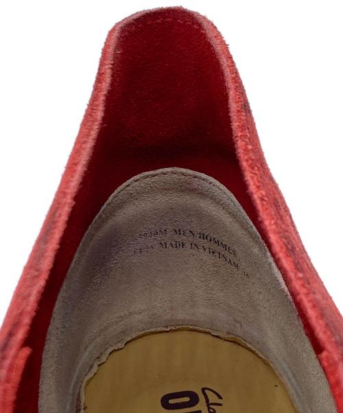 CLARKS（クラークス）CLARKS (クラークス) SUPREME (シュプリーム) デザートブーツ / Desert Map Suede Desert Boot レッド サイズ:101cm (W40)の古着・服飾アイテム