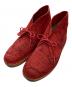 CLARKS（クラークス）の古着「デザートブーツ / Desert Map Suede Desert Boot」｜レッド
