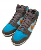 NIKEナイキ）の古着「ハイカットスニーカー / DUNK HIGH BY YOU」｜ブルー×ブラック(カスタムカラー)